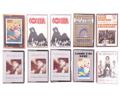 From the personal collection of Vivian Stanshall, a group of ten cassette tapes, comprising: 2 x 'Gorilla' (BGO MC82), 3 x 'S