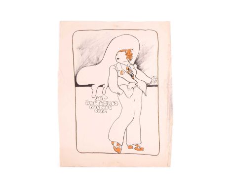 Vivian Stanshall (1943-1995) British, a large original poster design, hand-drawn and painted on paper, for 'The Bonzo Dog Doo