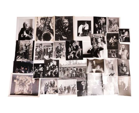 From the personal collection of Vivian Stanshall, founding member of the Bonzo Dog Doo-Dah Band, a mixed group of black and w