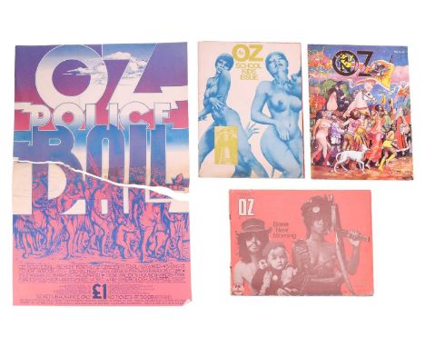 From the personal collection of Vivian Stanshall, founding member of the Bonzo Dog Doo-Dah Band, three issues of the counter-