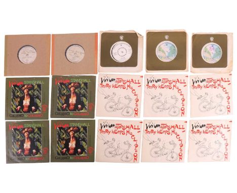 From the personal collection of Vivian Stanshall, a collection of 7" vinyl singles, comprising: Bonzo Dog Doo-Dah Band, 'Top 