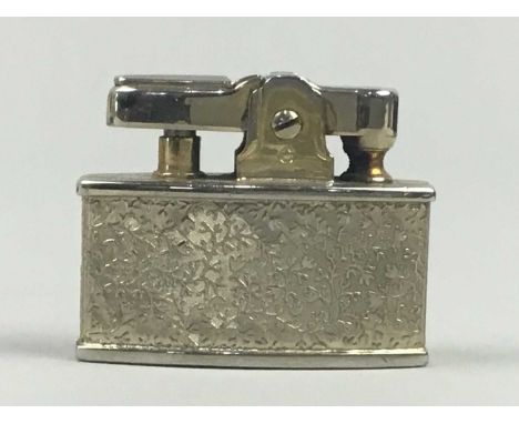 SIX VINTAGE LIGHTERS,including Omega and Ronson, along with four vintage pens including Parker, assorted badges including Mas