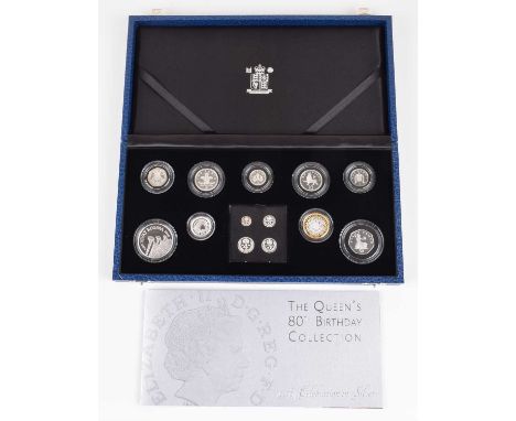 The Royal Mint United Kingdom "The Queen's 80th Birthday Collection - A Celebration in Silver". The Royal Mint United Kingdom