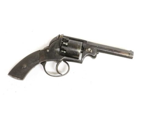 A Tranter's Type .32 Calibre Five Shot Percussion Self-Cocking Pocket Revolver, with later blackened finish, the 9.5cm octago