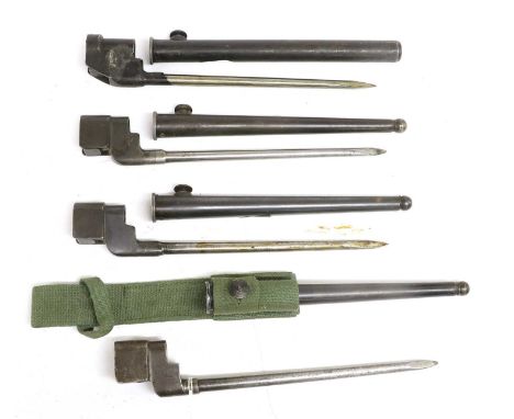 A Rare British No.4 Mark II* Spike Bayonet by Baird Engineering Company, Belfast, the socket block stamped NO.4 MARK II over 