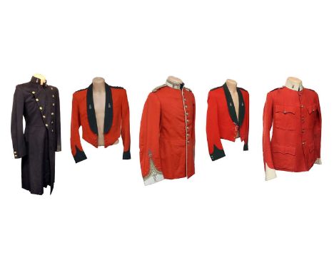 Five Pieces of Uniform to the Green Howards (Alexandra, Princess of Wales's Own Yorkshire Regiment), comprising an Edwardian 