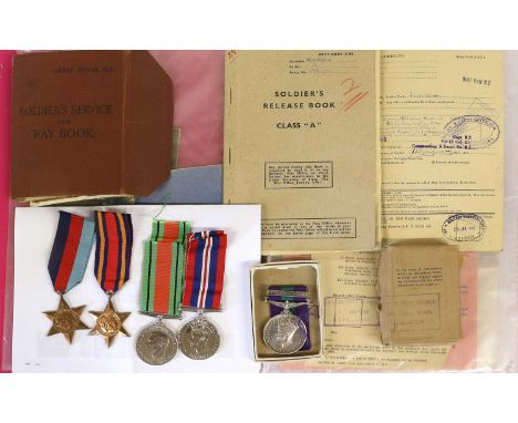 A Second World War Far East Group of Four Medals, awarded to 1892675 Sergeant James Williamson, Royal Engineers, comprising 1