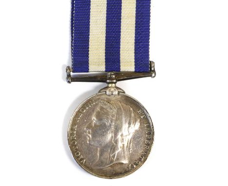 An Egypt Medal, 1882-89, dated 1882, awarded to 294. PTE.B.CARTRIGHT, 1/SHROPS. L.I., together with photocopied medal rollsNi