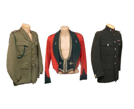 Three Part Uniforms to a Major The Green Howards (Alexandra, Princess of Wales's Own Yorkshire Regiment), comprising a Second
