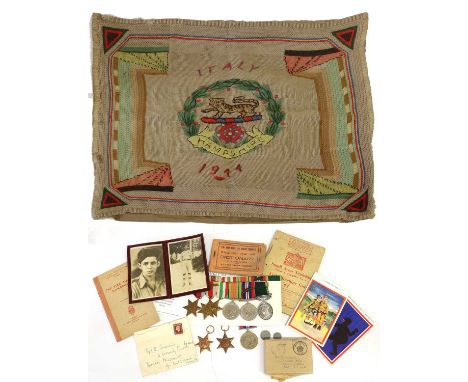 A Second World War Italian Campaign Group of Six Medals, awarded to 7596597 W.O.CL.1. H.STEVENS, R.E.M.E., comprising 1939-45