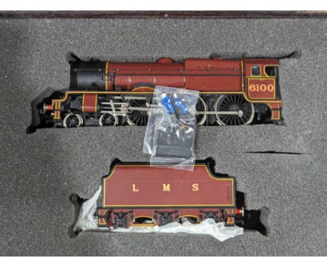 BACHMANN Branch-Line OO gauge – LMS 4-6-0 loco no.6100 and tender in wooden box  