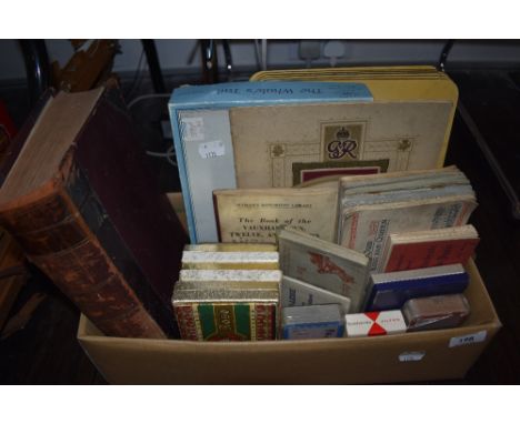A miscellany of vintage items including playing cards,tea and cigarette cards,coasters a jigsaw and natural history book.