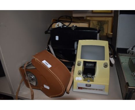 A selection of vintage camcorders and similar including Kodak Brownie.