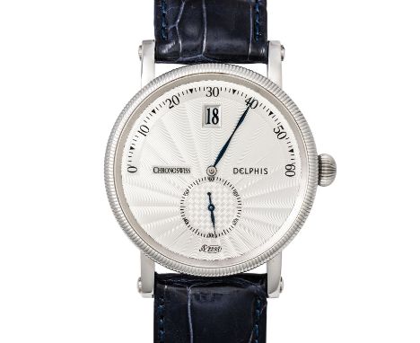 CHRONOSWISS Delphis Ref CH1423 Herrenuhr. Edelstahl. Glasboden. Automatik-Werk Kal. C.124 mit sehr guten Gangwerten (+1s/d. 3