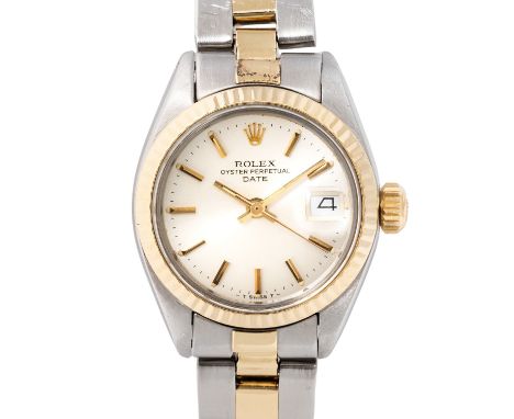 ROLEX Lady Datejust 26 Ref. 6917 von 1980. Stahl/Gold 18K. Automatik-Werk Kal. 2135 mit neuer Revision vom 20.12.2024. Sehr g