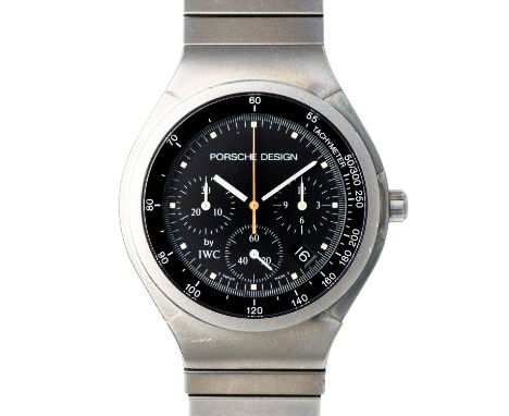 PORSCHE DESIGN by IWC Ref IW3743 Herren Chronograph. Titan. Quarzwerk in funktionsfähigem Zustand. Schwarzes Tritium Zifferbl