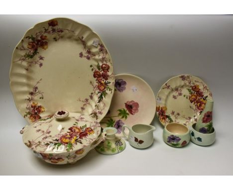 Ceramics - E Radford hand painted pottery; Royal Doulton Sherborne