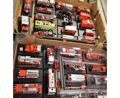 Toys - Del Prado models and others similar, from the Emergency Vehicles and Fire Engines series, including Fire Express Mini 