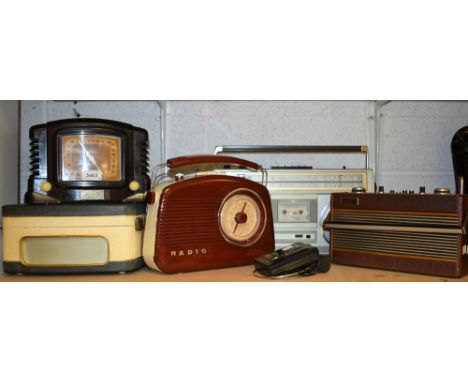 Audio Equipment - a Roberts R606 radio; a JVC stereo radio cassette recorder; , RC-555LB; a Fidelity Argyll Minor reel to ree