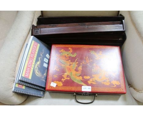 Louis Vuitton embossed MahJong Mah Jongg Set Leather