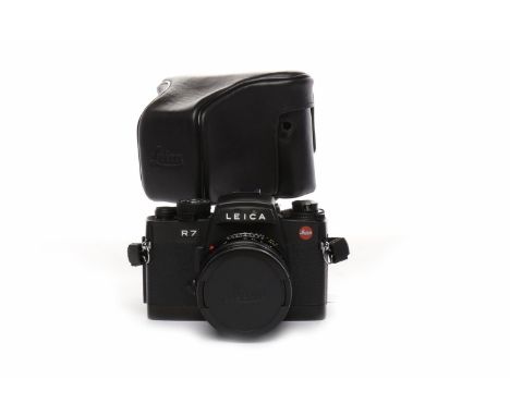 1993 LEICA R7black finish, serial  number 1934443; fitted with a Leitz Canada Summicron-R 1.2/50 lens, serial number 2865226,
