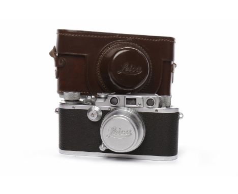 1938 LEICA 3B chrome finish, serial number 288238; fitted with Ernst Leitz Wetzlar Summar f=5cm 1:2 lens, serial number 42364