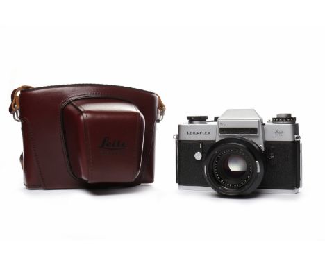 1970 LEICAFLEX SL BODYchrome finish, serial number 1282618; fitted with Leitz Wetzlar Summicron-R lens, 1:2/50, serial number