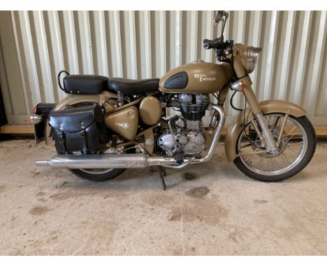 2015 Royal Enfield Desert Storm, 499cc. Registration number LF15 SZP. Frame number ME3CKECT5FK000259. Engine number U5S5FOED0