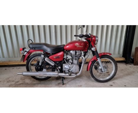 2010 Royal Enfield Bullet Classic EFI Electra, 499cc. Registration number FJ10 FRX. Frame number ME3CKEAT59C000861. Engine nu