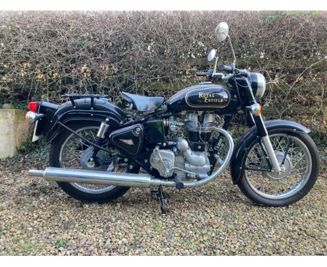 2006 Royal Enfield Bullet 349cc. Registration number DX56 HBB. Frame number ME3BABSB46C692394. Engine 6B692394D.Royal Enfield