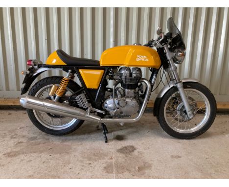 2015 Royal Enfield Continental GT, 535cc. Registration number LF15 SZR. Frame number ME3CLEET5EK001820. Engine number U6S5FOE