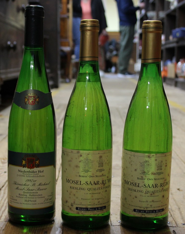 Eleven various bottles of German white wine, to include a 1976