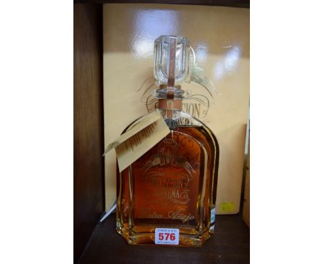 A 75cl bottle of Herradura 'Extra Anejo' tequila, boxed. 