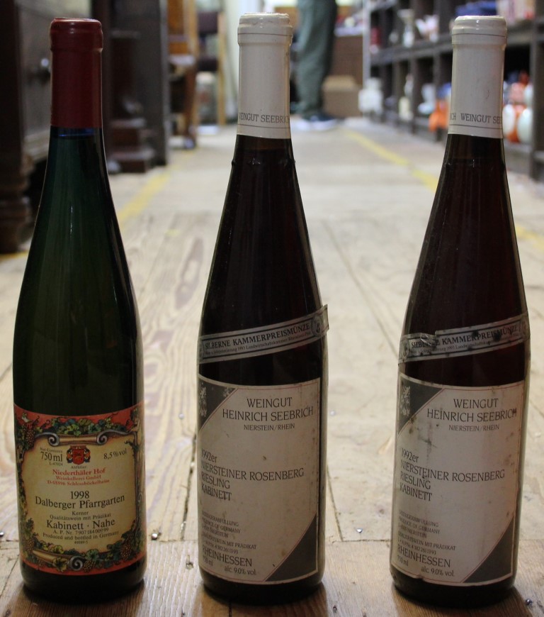 Eleven various bottles of German white wine, to include a 1976