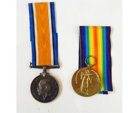 WWI Victory Medal and War Medal,&nbsp;named to 2716 C. SGT. A J BEARDSHAW, 24 LOND R., with framed discharge certificate