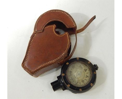 Captain Chetwynd's compass in leather case, patent no. 6965/06   