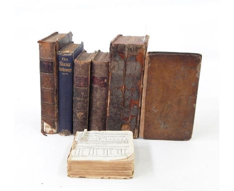 Roux, Francois  "Nouveau Dictionnaire ... des Deux Langues ...", 8th edition, 1789, engraved portrait frontis, some staining,
