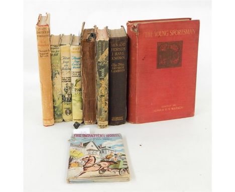 Watson, Alfred E T "The Young Sportsman", Lawrence & Bullen (1899), frontis missing, numerous ills of various sports, hinges 