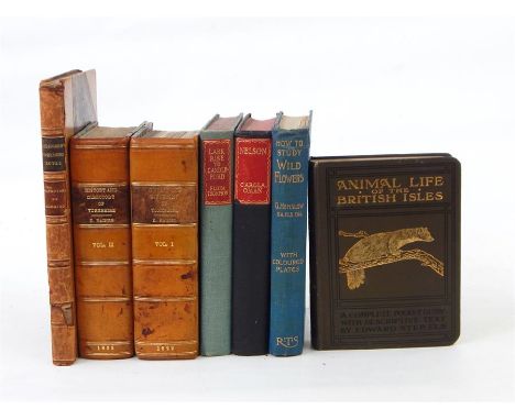 Baines, Edward   "History, Directory and Gazetteer of the County of York ...", two vols, 1822, rebound with marbled bds, half