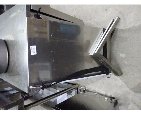 New stainless steel shelf, 91cms.