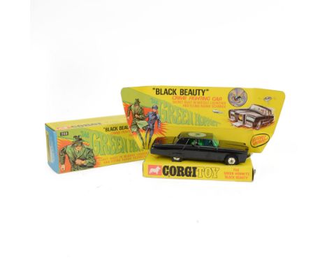 Corgi Toys diecast model 'The Green Hornets Black Beauty' no. 268, with Green Hornet and Kato figures, boxed with inner displ