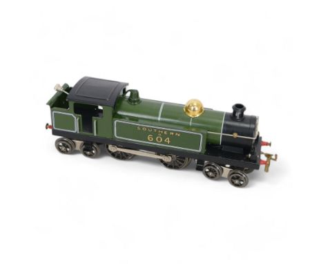 ACE Trains 0 gauge Southern Railway 4-4-4 locomotive no. 604, re-painted in green liveryCondition Report:In train box, not or