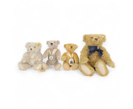 Four Steiff bears, comprising Centenary Teddy Bear no. 670985, boxed, Classic Series Bear no. 005251, 150 years Teddy Bear no