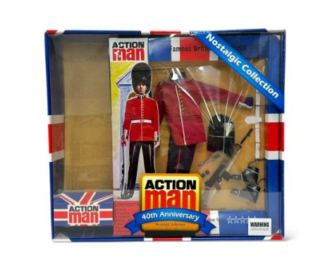 Action Man 40th Anniversary Nostalgic Collection Famous British Regiments Grenadier Guardsman outfit set, boxed