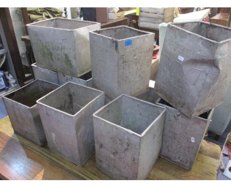 Ten vintage Walls Ice Cream storage containers 