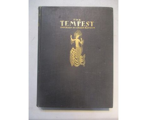 A First Edition illustrated book entitled 'The Tempest' by William Shakespeare and illustrations by Arthur Rackham 