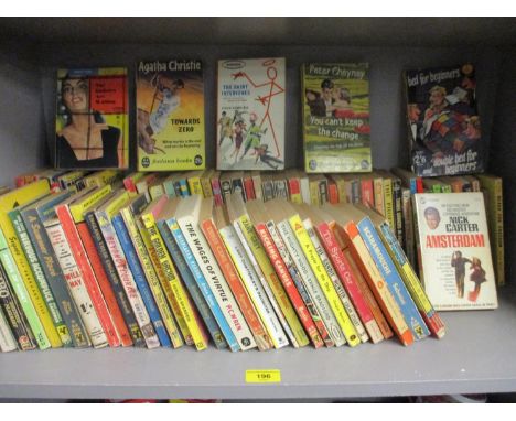 A quantity of 1960s novels to include vintage pulp fiction, The Saint and Collins Fontana books, all paperbacks 