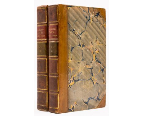 Sadler (Michael Thomas) The Law of Population..., 2 vol., first edition, light foxing to endpapers, contemporary half calf wi