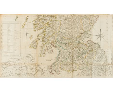 NO RESERVE Scotland.- Armstrong (Marcus) A New Map of Scotland or North Britain, wherein all the Post and other Public Roads 