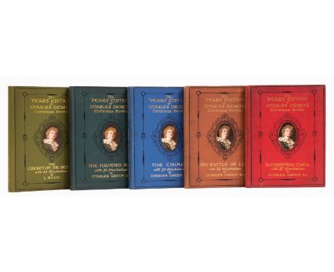 Dickens (Charles) The 'Pears' Edition of Charles Dickens' Christmas Books, 5 vol. comprising  A Christmas Carol, The Chimes; 